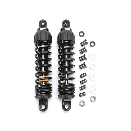 Progressive Suspension PS-444-4063B 444 Series 11.5" Standard Spring Rate Rear Shock Absorbers Black for Sportster 04-21