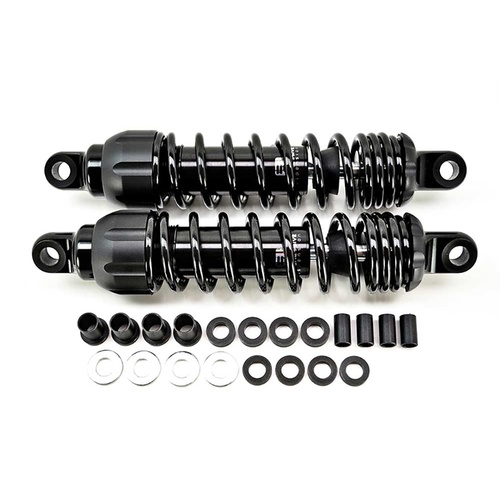 Progressive Suspension PS-444-4068B 444 Series 12" Rear Shock Absorbers Black for V-Rod 07-17