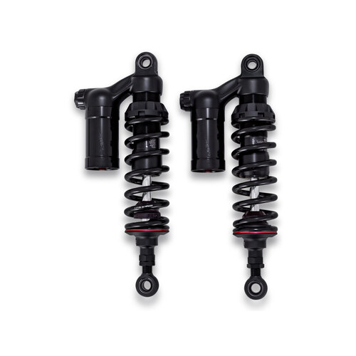 Progressive Suspension PS-990-1002 990 Sport Series 13.5" Rear Shock Absorbers Black for Dyna 91-17