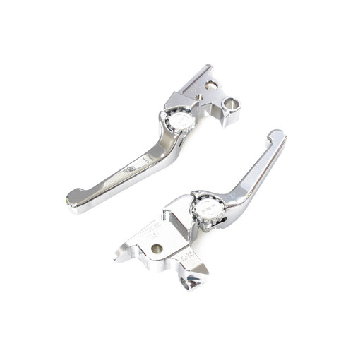 PSR PSR-12-00652-20 Adjustable Anthem Levers Chrome for Touring 08-13/Road King 14-16