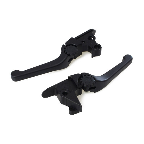 PSR PSR-12-00656-22 Adjustable Anthem Levers Black for Softail 15-Up