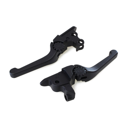 PSR PSR-12-00666-22 Adjustable Anthem Levers Black for Touring 21-Up