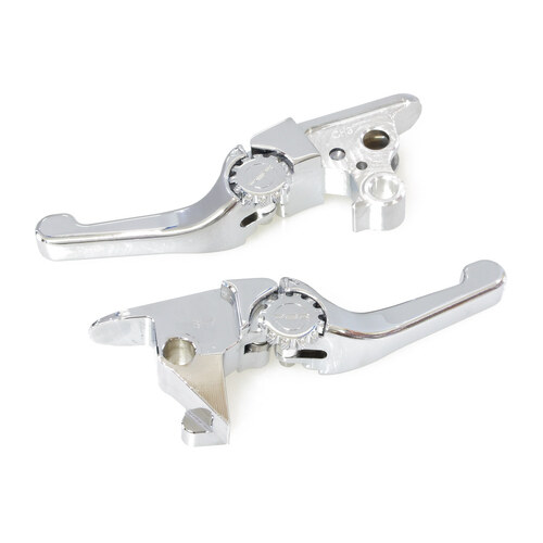 PSR PSR-12-01656-20 Adjustable Shorty Anthem Levers Chrome for Softail 15-Up