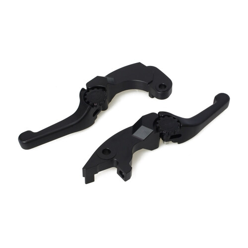 PSR PSR-17-01650-22 Adjustable Anthem Levers Black for Indian Scout 17-Up