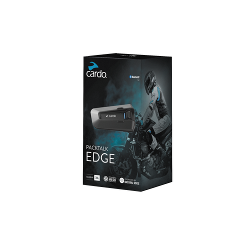 Cardo PACKTALK Edge Single Bluetooth Communication System