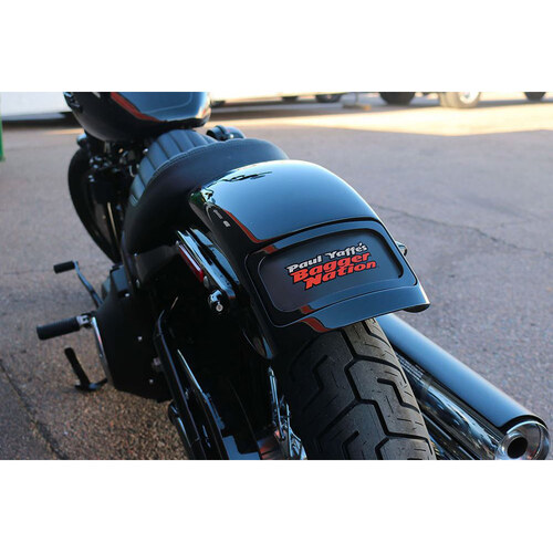 Bagger Nation PYO-CRF-M8ST-SB-B The Fix Bobbed Custom Rear Fender for Softail Street Bob/Slim 18-Up