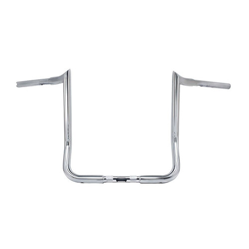 Bagger Nation PYO-MBB125-12-C 12" x 1-1/4" Bagger Monkey Handlebar Chrome for Ultra/Street Glide Models