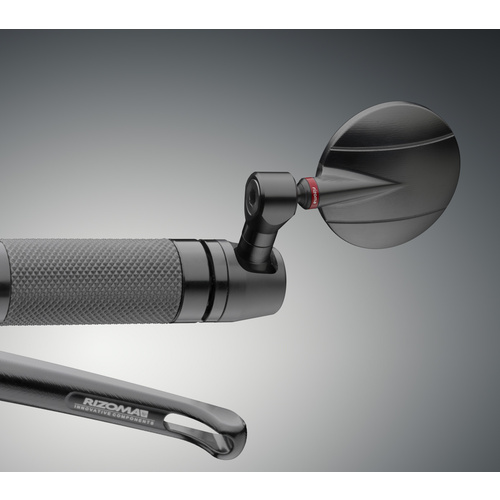 Rizoma Spy-R 57mm Bar End Mirror Black (Each)