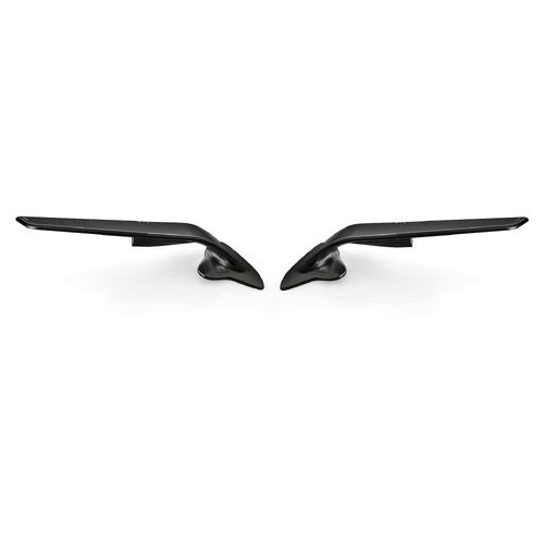 Rizoma Stealth Mirrors Black for Yamaha R6/R7 17-23