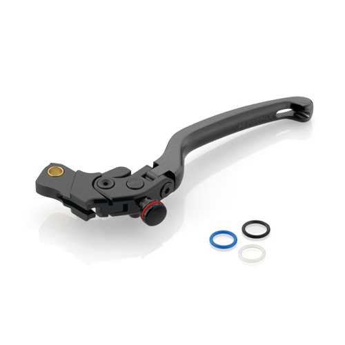 Rizoma 3D Clutch Lever Black for Aprilia RSV4/Honda CBR600RR/C-ABS/1000 RR/Suzuki GSX-R Models/-S/Yamaha Some Models