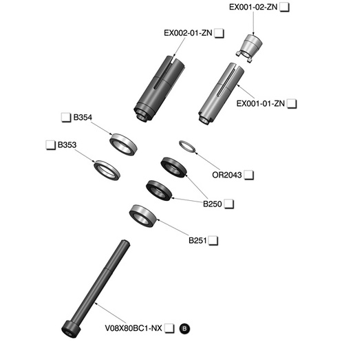 Rizoma End Bar Adapter Black for Proguard System Street Edition