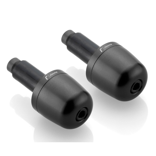 Rizoma Conical Bar Ends Black for 22mm Handlebars