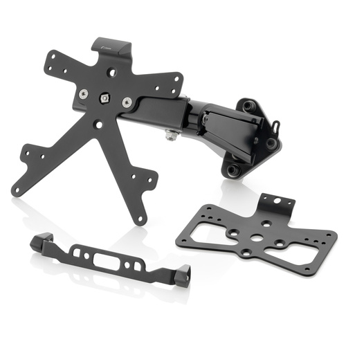 Rizoma Outside Street License Plate Support Kit Black for Ducati XDiavel S 16-20