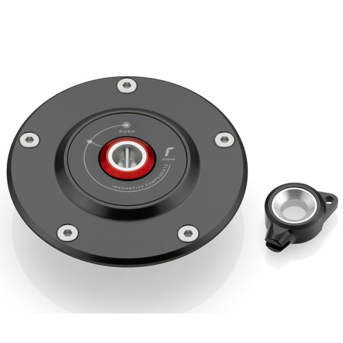 Rizoma Gas Cap Black for most Yamaha Models