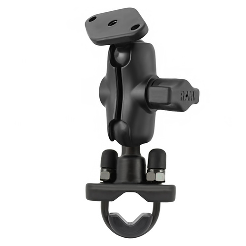 RAM Mounts Handlebar U-Bolt Double Ball Mount w/Short Arm