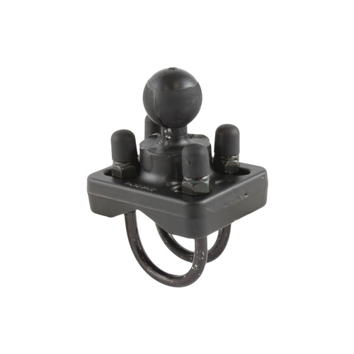 RAM Mounts Double U-Bolt Ball Base for 1" - 1.25" Rails