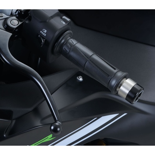 R&G Racing Bar End Sliders Black for Kawasaki ZX-10R 06-20