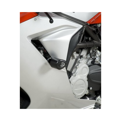 R&G Racing Aero Style Left Frame Crash Protectors Black for Kawasaki Ninja 300 12-20/Ninja 250 13-17