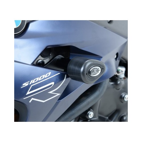 R&G Racing Aero Style Left Front Crash Protectors Black for BMW S1000R 14-16