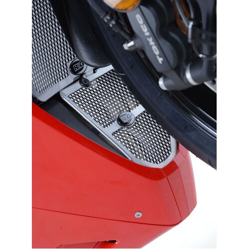 R&G Racing Downpipe Grille Black for Honda CBR1000RR/CBR1000RR SP/CBR1000RR SP2 17-19