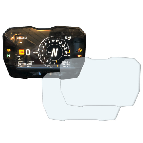 R&G Racing Dashboard Screen Protectors Kit for Ducati Panigale V4 17-19/V4S 18-20/Streetfighter V4/V4 S/Panigale V4R 2020