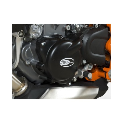 R&G Racing Left Engine Case Cover Black for KTM 690 Duke IIII 12-14/690SM/SMC/SMCR 12-19/690 Duke R 13-18/Husqvarna 701 Enduro/Supermoto 16-20