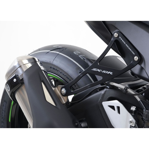 R&G Racing Exhaust Hanger (Single) Black for Kawasaki ZX-10R 11-20