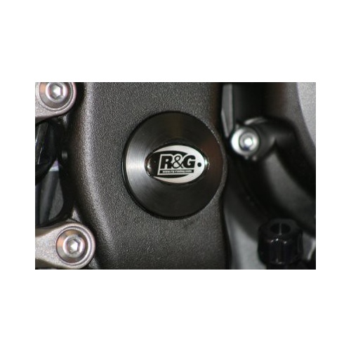 R&G Racing Lower Right Frame Plug (Single) Black for Yamaha YZF-R6 06-20