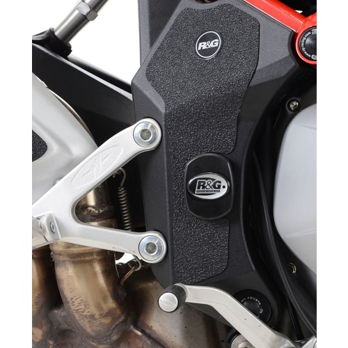 R&G Racing Left or Right Frame Plug (Single) Black for MV Agusta Brutale 1090/1090R/1090RR 13-20/Superveloce 800 2020