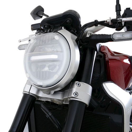 R&G Racing Headlight Shield Clear for Honda CB1000R/CB1000R PLUS 18-20/CB650R Neo Sports Cafe 19-20