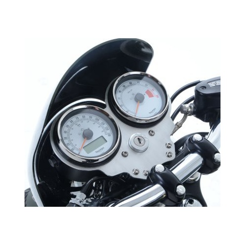 R&G Racing Instrument Fascia Silver for Triumph Thruxton 900 08-14