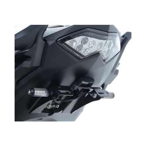 R&G Racing Tail Tidy License Plate Holder Black for Kawasaki Versys 650 15-18