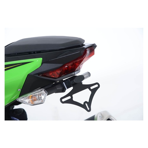 R&G Racing Tail Tidy License Plate Holder Black for Kawasaki Ninja 250 18-20/Ninja 400 18-19/Z250 2019/Z400 19-20