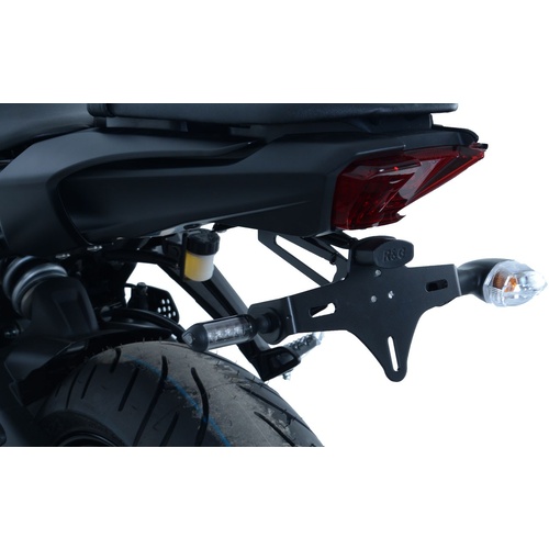 R&G Racing Tail Tidy License Plate Holder Black for Yamaha MT-07 (FZ-07) 14-20/MT-07 MOTO CAGE 15-18