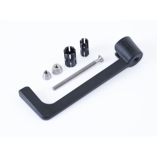 R&G Racing Moulded Lever Guard (Universal Fit 13-21mm) Black for Ducati/EBR/Honda/Husqvarna/Kawasaki/KTM/MV/Suzuki/Yamaha