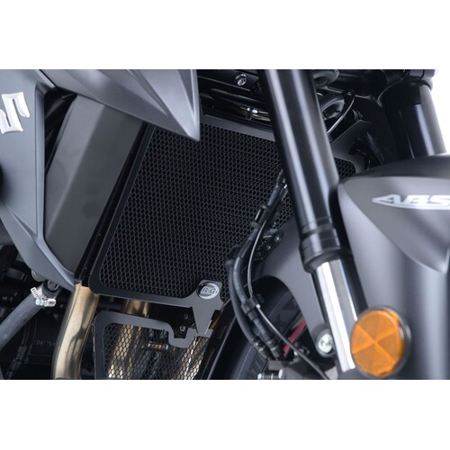 R&G Racing Radiator Guard Black for Suzuki GSR750 11-18/GSX-S750 17-18