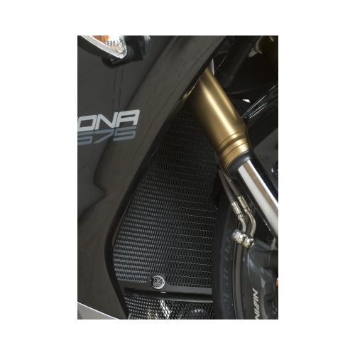 R&G Racing Radiator Guard Black for Triumph Daytona 675 13-16