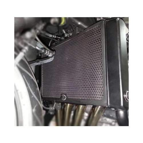 R&G Racing Radiator Guard Black for Honda CB650F 14-18/CB650R Neo Sports Cafe 19-20/CBR650F 14-18/CBR650R 19-20