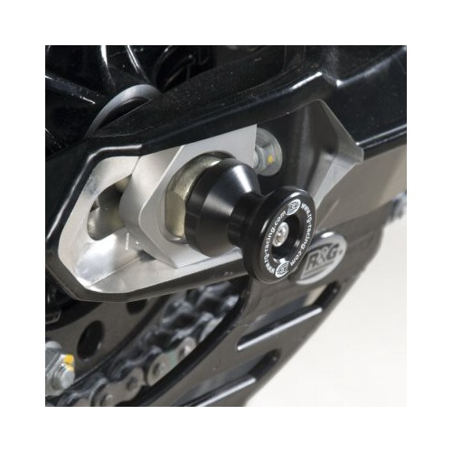 R&G Racing Spindle Sliders Black for Husqvarna NUDA 900R 2012