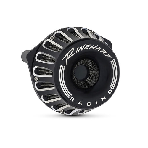 Rinehart Racing RIN-910-0100 Moto Air Cleaner Kit Black for Milwaukee-Eight Touring 17-Up/Softail 18-Up