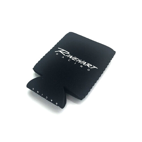 Rinehart Racing RIN-MER2-004 Coozie Black w/White Imprint 