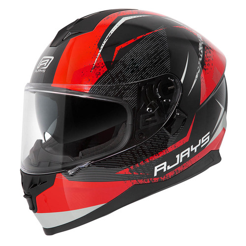 Rjays Dominator II Strike Black/Red Helmet [Size:XS]