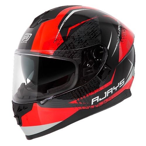 Rjays Dominator II Strike Matte Black/Red Helmet [Size:XS]