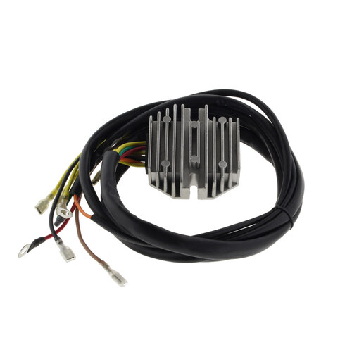 Rick's Motorsport Electrics RME-10-0012 Regulator/Rectifier Black for BMW 600-1000cc 70-98