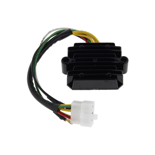 Rick's Motorsport Electrics RME-10-100 Regulator/Rectifier Black for Honda CB350-750cc 69-78