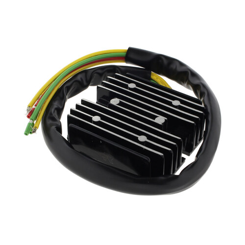 Rick's Motorsport Electrics RME-14-515 Regulator Black for Ducati/Honda/Kawasaki/Suzuki 400-1300cc 73-01