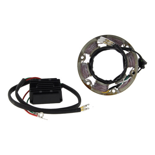 Rick's Motorsport Electrics RME-99-101 Alternator Kit Black for Honda 350-360cc 68-77