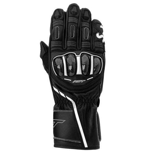 RST S-1 CE Black/White Gloves [Size:MD]