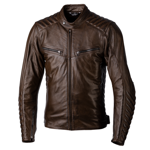 RST Roadstar III CE Brown Leather Jacket [Size:SM]