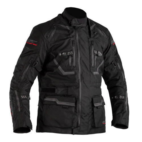 RST Pro Series Paragon 6 Black Textile Jacket [Size:MD]